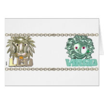 Leo Virgo zodiac friendship gifts Card