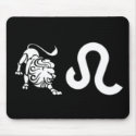 Leo with Symbol mousepads by horoscope_signs Leo with Symbol mousepads