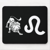 Leo with Symbol mousepads