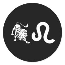 Leo with Symbol stickers
