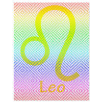 leo yellow, spectral romb personalized flyer