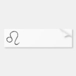 Leo. Zodiac Astrological Sign. Bumper Sticker
