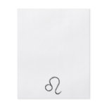 Leo. Zodiac Astrological Sign. flyers