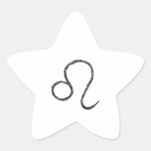 Leo. Zodiac Astrological Sign. Sticker