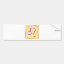 LEO ZODIAC BUMPER STICKERS