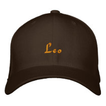 Leo Zodiac Embroidered Cap / Hat Embroidered Hat