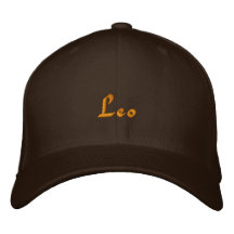 Leo Zodiac Embroidered Cap / Hat Embroidered Hat