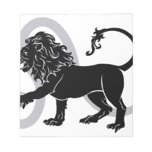 Leo zodiac horoscope astrology sign notepads