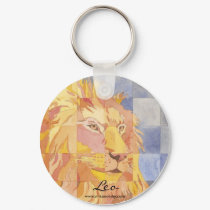 Leo Zodiac keychains