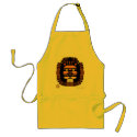 LEO ZODIAC LION aprons by ToldemArt LEO ZODIAC LION aprons