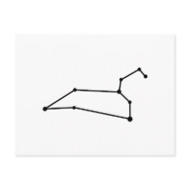 Leo Zodiac Postcard postcards