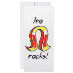 Leo Zodiac Sign design! Custom Rack Card