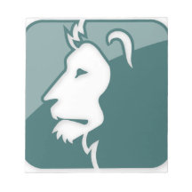 Leo Zodiac Sign Memo Note Pads