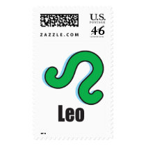 Leo Zodiac Sign postage by Maria_K_Bell Leo Zodiac Sign postage