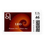Leo Zodiac Sign Postage Stamp