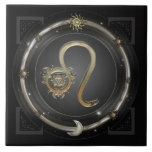 Leo Zodiac Sign Tile