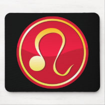Leo - Zodiac Signs mousepads by EveStock Leo - Zodiac Signs mousepads