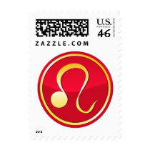 Leo - Zodiac Signs postage