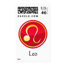 Leo - Zodiac Signs postage