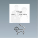 Leo Zodiac Star Sign Light Silver Photo Sculpture