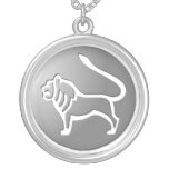 Leo Zodiac Star Sign Silver Premium necklaces