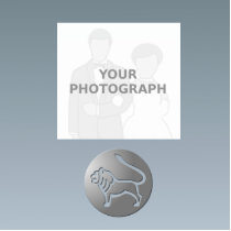 Leo Zodiac Star Sign Silver Premium Photo Sculpture