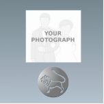 Leo Zodiac Star Sign Silver Premium Photo Sculpture