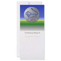 Leo Zodiac Star Sign Silver Premium Full Color Rack Card