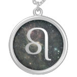 Leo Zodiac Symbol Universe Sterling Silver Jewelry necklaces