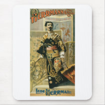 Leon Herrmann  Magician ~ Vintage Magic Act Mousepads