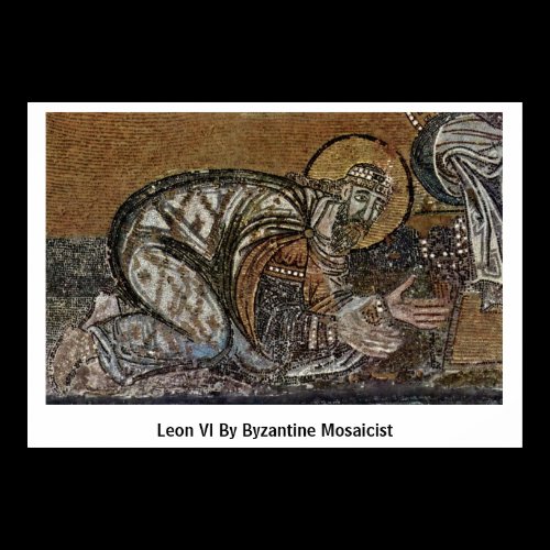 Leon Vi By Byzantine Mosaicist Print