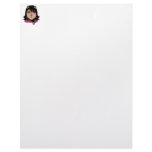 Leona The Leopard Girl Loves Hot Pink Custom Letterhead