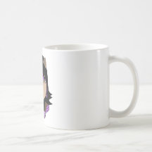Leona The Leopard Girl Loves Purple Coffee Mugs