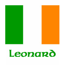 Leonard Irish Flag t-shirts
