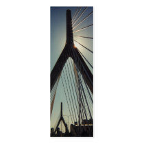 Leonard P. Zakim Memorial Bridge Bookmark business cards by courtjester Leonard P. Zakim Memorial Bridge Bookmark business cards