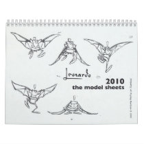 Leonardo 2010 model sheet calendar