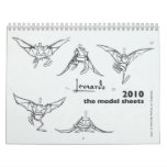 Leonardo 2010 model sheet calendar
