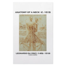 Leonardo da Vinci Anatomy Of A Neck (Drawing) stationery