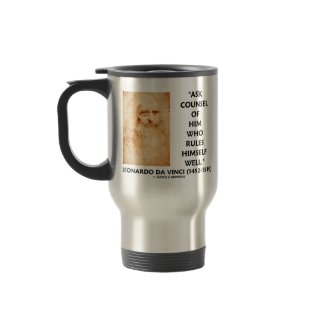Leonardo da Vinci Ask Counsel Who Rules Himself mug