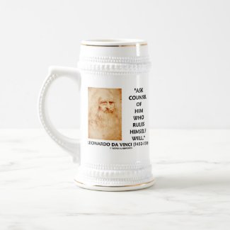 Leonardo da Vinci Ask Counsel Who Rules Himself mug