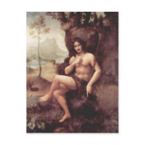 Leonardo da Vinci Bachus 1511-1515 Technique Holz postcards by rahulbiswas Leonardo da Vinci Bachus 1511-1515 Technique Holz postcards
