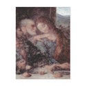 Leonardo da Vinci Das Abendmahl, Detail 1495-1497  postcards