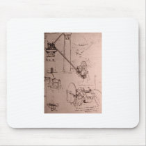 Leonardo da Vinci, drawings of machines Mouse Pad