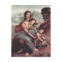 Leonardo da Vinci Hl. Anna Selbdritt, Szene: Hl. A Postcards