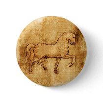 Leonardo Da Vinci Horse Art Pin