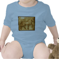 Leonardo Da Vinci Horse Art t-shirts