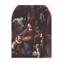 Leonardo da Vinci Madonna in der Felsengrotte 1503 Postcard