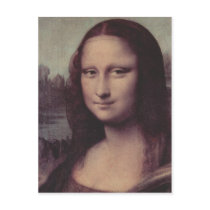 Leonardo da Vinci Mona Lisa (La Giaconda), Detail: Post Card