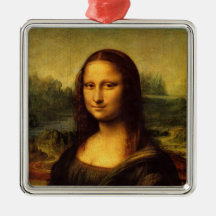Leonardo Da Vinci - Mona Lisa Christmas Tree Ornament