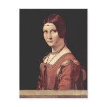 Leonardo da Vinci Portr?t einer jungen Frau (La be postcards